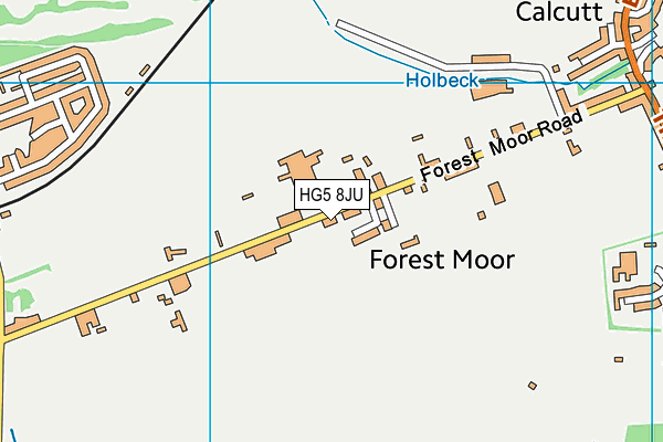 HG5 8JU map - OS VectorMap District (Ordnance Survey) HG5 8JU map - OS VectorMap District (Ordnance Survey)