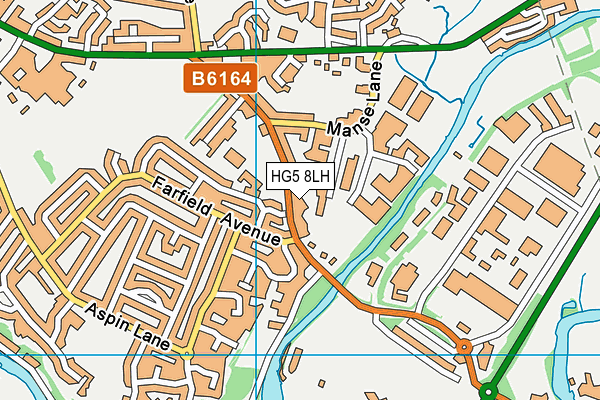 HG5 8LH map - OS VectorMap District (Ordnance Survey) HG5 8LH map - OS VectorMap District (Ordnance Survey)