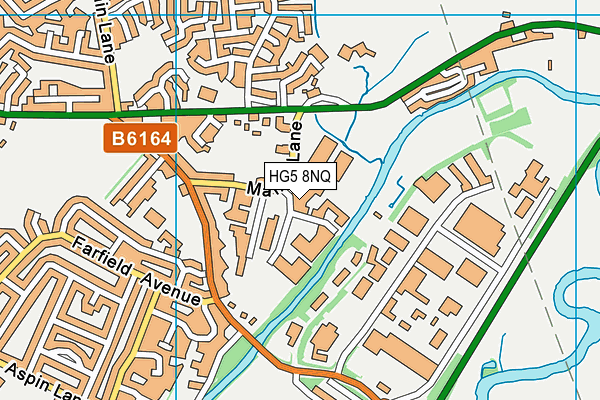 HG5 8NQ map - OS VectorMap District (Ordnance Survey) HG5 8NQ map - OS VectorMap District (Ordnance Survey)