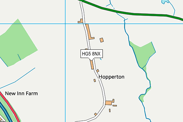 HG5 8NX map - OS VectorMap District (Ordnance Survey) HG5 8NX map - OS VectorMap District (Ordnance Survey)