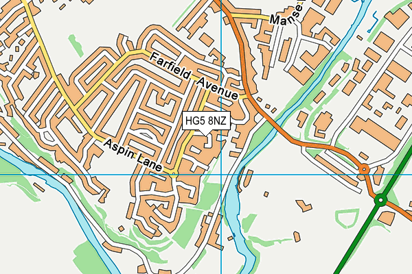 HG5 8NZ map - OS VectorMap District (Ordnance Survey) HG5 8NZ map - OS VectorMap District (Ordnance Survey)