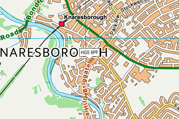 HG5 8PF map - OS VectorMap District (Ordnance Survey) HG5 8PF map - OS VectorMap District (Ordnance Survey)