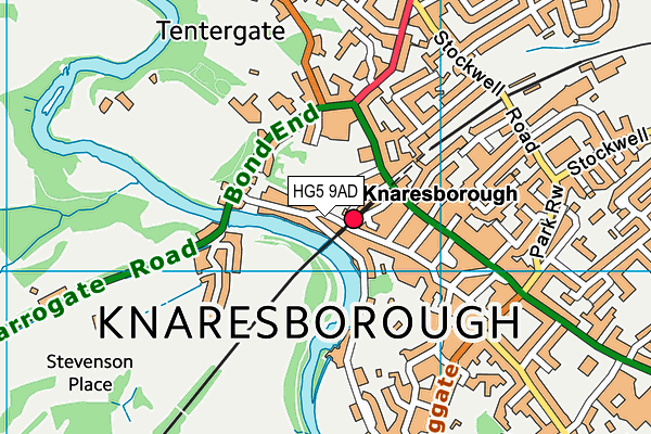 HG5 9AD map - OS VectorMap District (Ordnance Survey) HG5 9AD map - OS VectorMap District (Ordnance Survey)