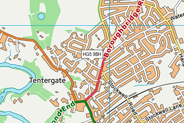 HG5 9BH map - OS VectorMap District (Ordnance Survey) HG5 9BH map - OS VectorMap District (Ordnance Survey)