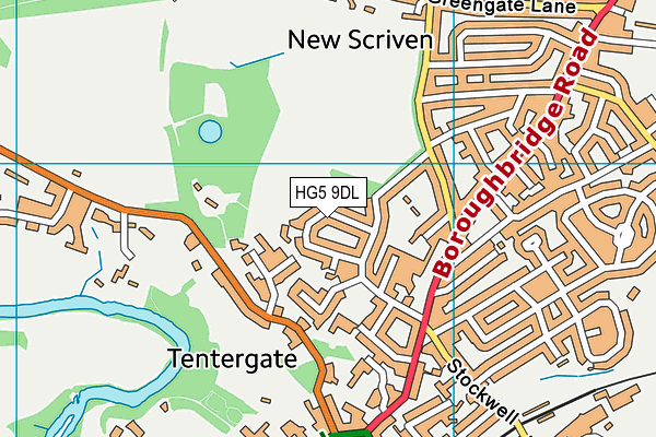 HG5 9DL map - OS VectorMap District (Ordnance Survey) HG5 9DL map - OS VectorMap District (Ordnance Survey)
