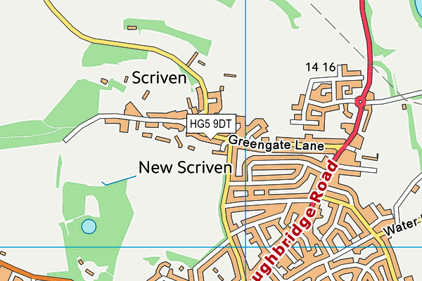 HG5 9DT map - OS VectorMap District (Ordnance Survey) HG5 9DT map - OS VectorMap District (Ordnance Survey)