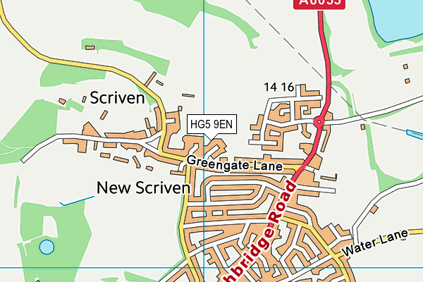 HG5 9EN map - OS VectorMap District (Ordnance Survey) HG5 9EN map - OS VectorMap District (Ordnance Survey)