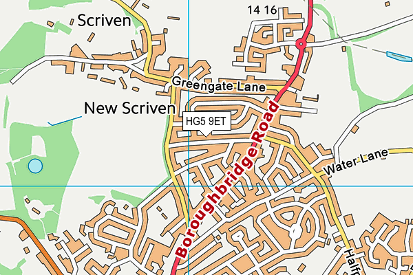 HG5 9ET map - OS VectorMap District (Ordnance Survey) HG5 9ET map - OS VectorMap District (Ordnance Survey)
