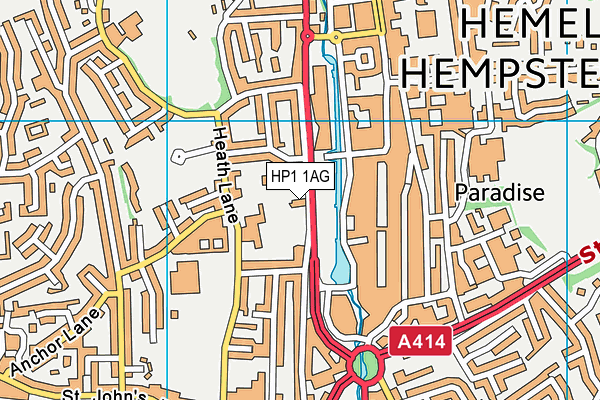 HP1 1AG map - OS VectorMap District (Ordnance Survey) HP1 1AG map - OS VectorMap District (Ordnance Survey)