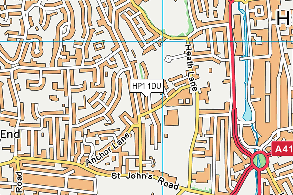 HP1 1DU map - OS VectorMap District (Ordnance Survey) HP1 1DU map - OS VectorMap District (Ordnance Survey)