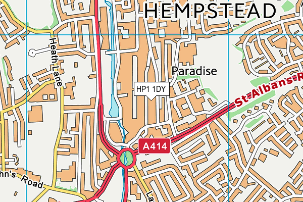 HP1 1DY map - OS VectorMap District (Ordnance Survey) HP1 1DY map - OS VectorMap District (Ordnance Survey)
