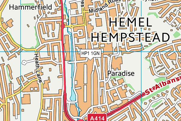 HP1 1GN map - OS VectorMap District (Ordnance Survey) HP1 1GN map - OS VectorMap District (Ordnance Survey)