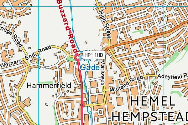 HP1 1HD map - OS VectorMap District (Ordnance Survey) HP1 1HD map - OS VectorMap District (Ordnance Survey)