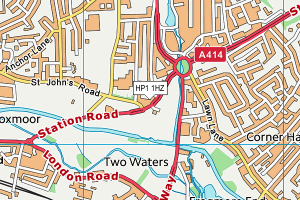HP1 1HZ map - OS VectorMap District (Ordnance Survey) HP1 1HZ map - OS VectorMap District (Ordnance Survey)