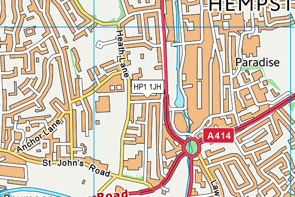 HP1 1JH map - OS VectorMap District (Ordnance Survey) HP1 1JH map - OS VectorMap District (Ordnance Survey)