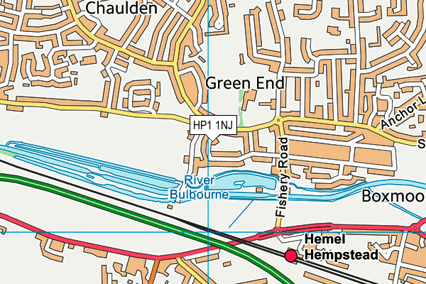HP1 1NJ map - OS VectorMap District (Ordnance Survey) HP1 1NJ map - OS VectorMap District (Ordnance Survey)
