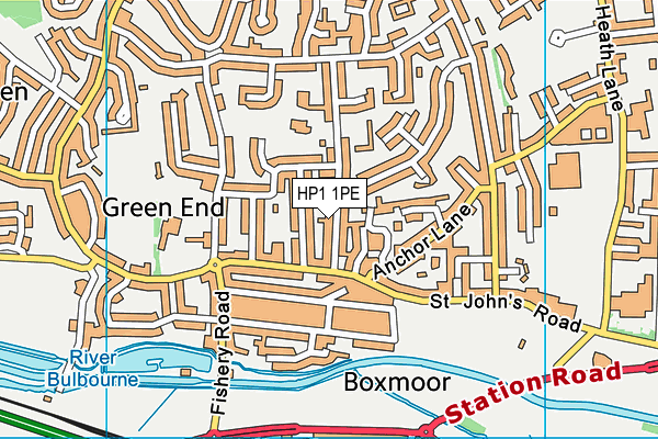 HP1 1PE map - OS VectorMap District (Ordnance Survey) HP1 1PE map - OS VectorMap District (Ordnance Survey)