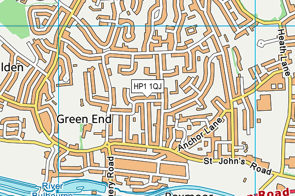 HP1 1QJ map - OS VectorMap District (Ordnance Survey) HP1 1QJ map - OS VectorMap District (Ordnance Survey)