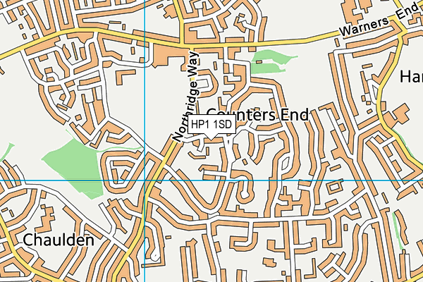 HP1 1SD map - OS VectorMap District (Ordnance Survey) HP1 1SD map - OS VectorMap District (Ordnance Survey)