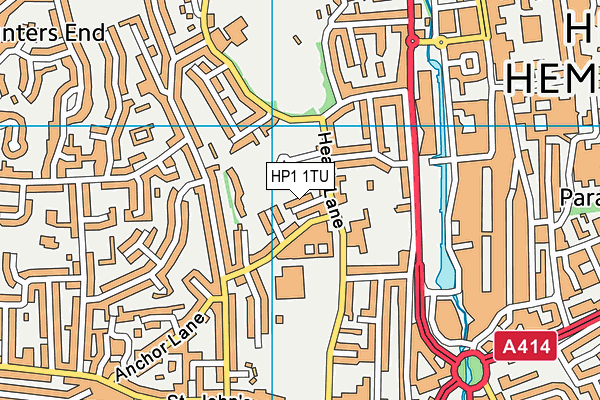 HP1 1TU map - OS VectorMap District (Ordnance Survey) HP1 1TU map - OS VectorMap District (Ordnance Survey)