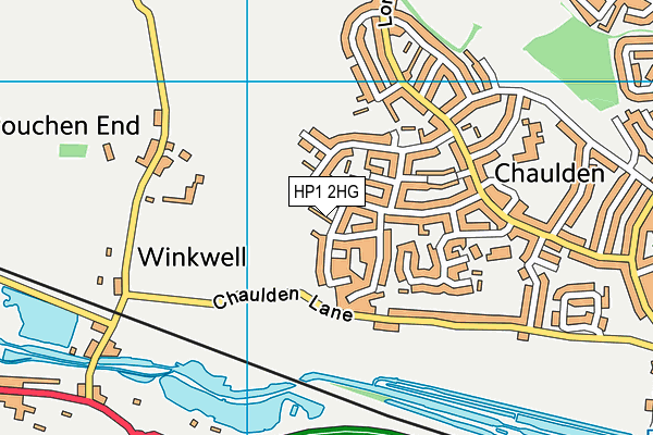 HP1 2HG map - OS VectorMap District (Ordnance Survey)