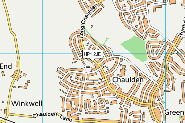 HP1 2JE map - OS VectorMap District (Ordnance Survey) HP1 2JE map - OS VectorMap District (Ordnance Survey)