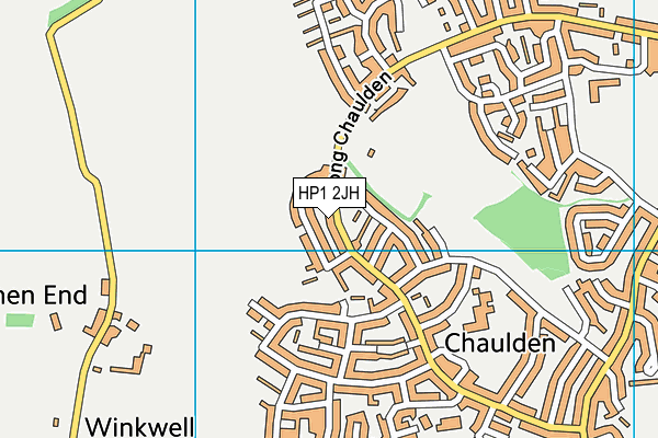 HP1 2JH map - OS VectorMap District (Ordnance Survey) HP1 2JH map - OS VectorMap District (Ordnance Survey)