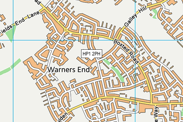 HP1 2PH map - OS VectorMap District (Ordnance Survey) HP1 2PH map - OS VectorMap District (Ordnance Survey)