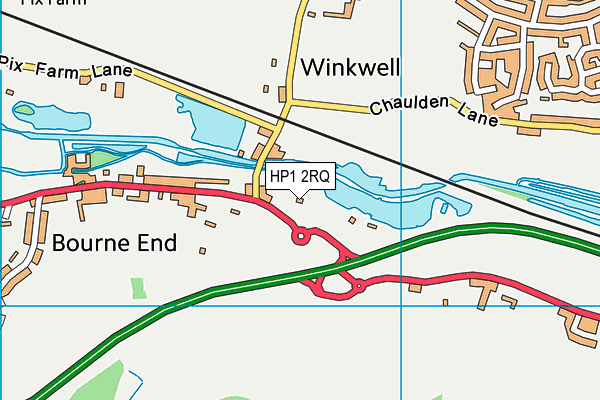 HP1 2RQ map - OS VectorMap District (Ordnance Survey) HP1 2RQ map - OS VectorMap District (Ordnance Survey)