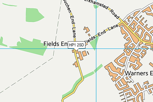 HP1 2SD map - OS VectorMap District (Ordnance Survey) HP1 2SD map - OS VectorMap District (Ordnance Survey)