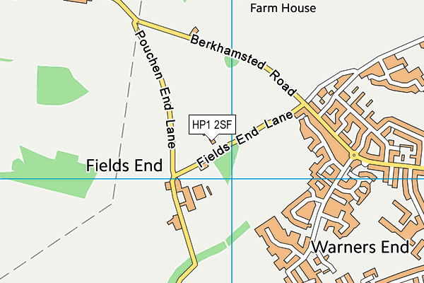 HP1 2SF map - OS VectorMap District (Ordnance Survey) HP1 2SF map - OS VectorMap District (Ordnance Survey)