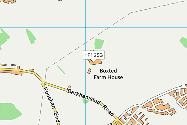 HP1 2SG map - OS VectorMap District (Ordnance Survey) HP1 2SG map - OS VectorMap District (Ordnance Survey)