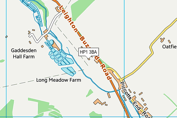 HP1 3BA map - OS VectorMap District (Ordnance Survey) HP1 3BA map - OS VectorMap District (Ordnance Survey)