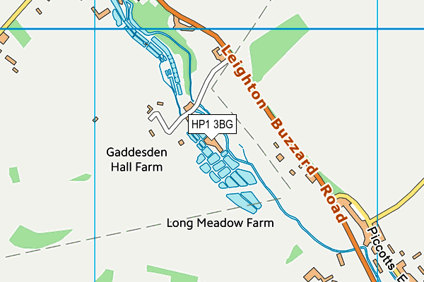 HP1 3BG map - OS VectorMap District (Ordnance Survey) HP1 3BG map - OS VectorMap District (Ordnance Survey)