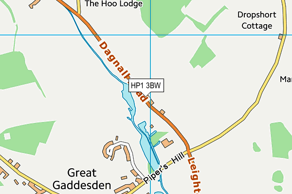HP1 3BW map - OS VectorMap District (Ordnance Survey) HP1 3BW map - OS VectorMap District (Ordnance Survey)