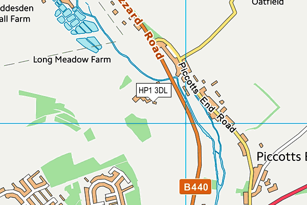 HP1 3DL map - OS VectorMap District (Ordnance Survey) HP1 3DL map - OS VectorMap District (Ordnance Survey)