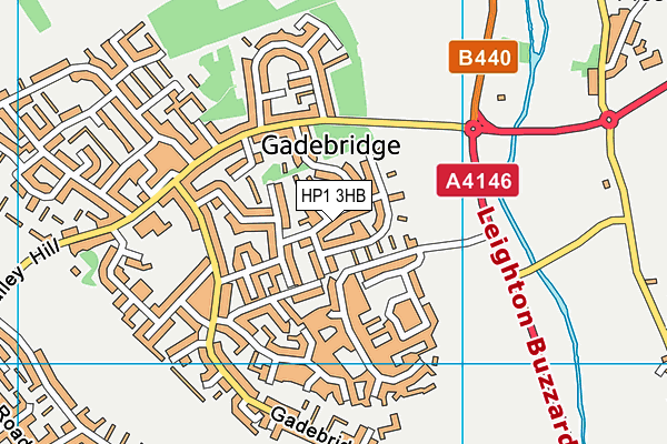 HP1 3HB map - OS VectorMap District (Ordnance Survey) HP1 3HB map - OS VectorMap District (Ordnance Survey)
