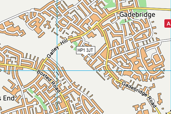 HP1 3JT map - OS VectorMap District (Ordnance Survey) HP1 3JT map - OS VectorMap District (Ordnance Survey)