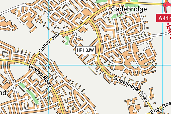 HP1 3JW map - OS VectorMap District (Ordnance Survey) HP1 3JW map - OS VectorMap District (Ordnance Survey)
