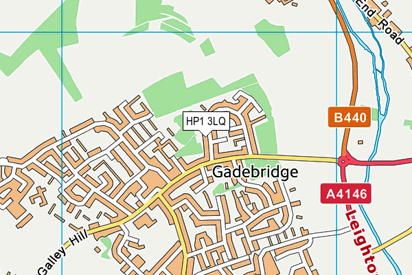 HP1 3LQ map - OS VectorMap District (Ordnance Survey) HP1 3LQ map - OS VectorMap District (Ordnance Survey)