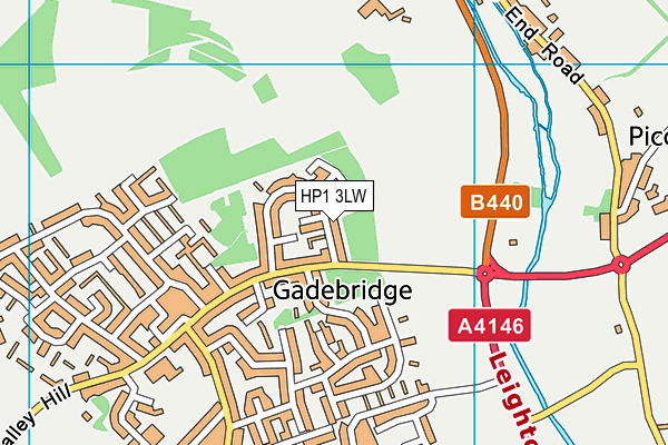 HP1 3LW map - OS VectorMap District (Ordnance Survey) HP1 3LW map - OS VectorMap District (Ordnance Survey)