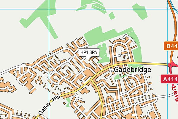 HP1 3PA map - OS VectorMap District (Ordnance Survey) HP1 3PA map - OS VectorMap District (Ordnance Survey)