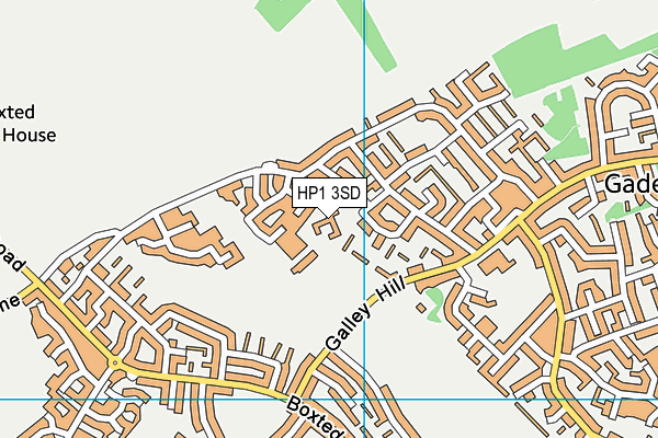 HP1 3SD map - OS VectorMap District (Ordnance Survey) HP1 3SD map - OS VectorMap District (Ordnance Survey)
