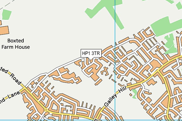 HP1 3TR map - OS VectorMap District (Ordnance Survey) HP1 3TR map - OS VectorMap District (Ordnance Survey)