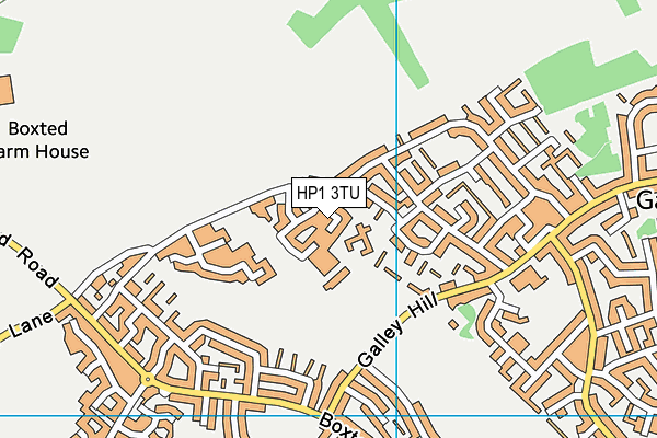 HP1 3TU map - OS VectorMap District (Ordnance Survey) HP1 3TU map - OS VectorMap District (Ordnance Survey)