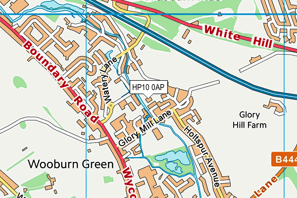HP10 0AP map - OS VectorMap District (Ordnance Survey) HP10 0AP map - OS VectorMap District (Ordnance Survey)