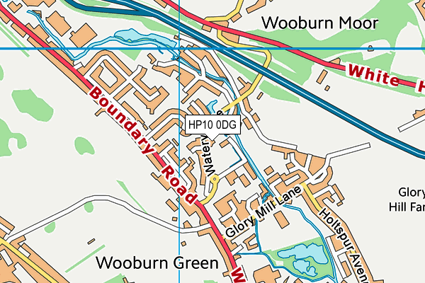 HP10 0DG map - OS VectorMap District (Ordnance Survey) HP10 0DG map - OS VectorMap District (Ordnance Survey)