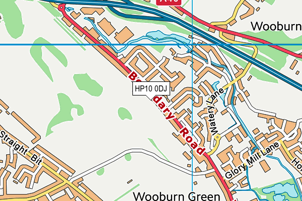 HP10 0DJ map - OS VectorMap District (Ordnance Survey) HP10 0DJ map - OS VectorMap District (Ordnance Survey)