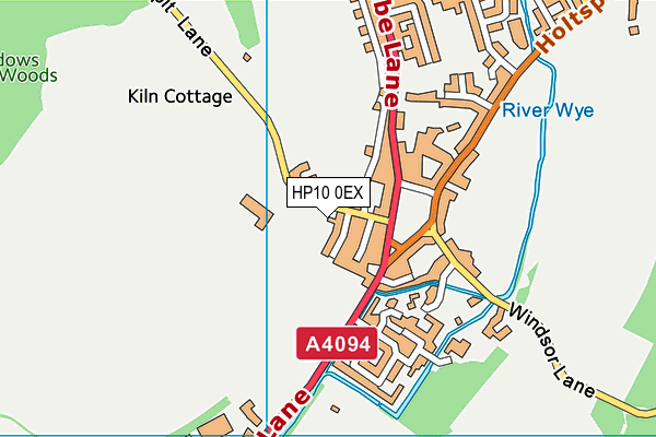 HP10 0EX map - OS VectorMap District (Ordnance Survey) HP10 0EX map - OS VectorMap District (Ordnance Survey)