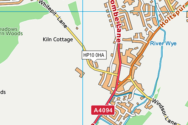 HP10 0HA map - OS VectorMap District (Ordnance Survey) HP10 0HA map - OS VectorMap District (Ordnance Survey)